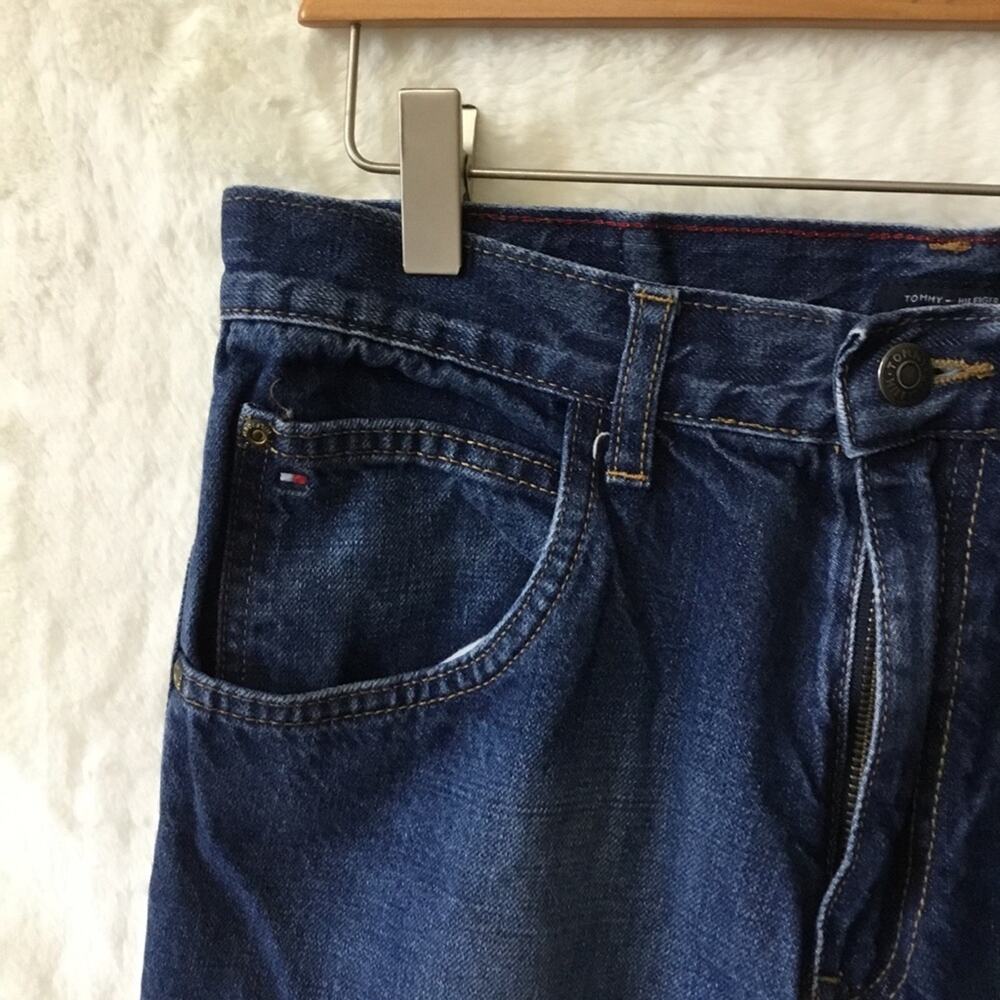 Tommy Hilfiger Boy Dark Blue Straight Leg Jeans - Picture 4 of 15